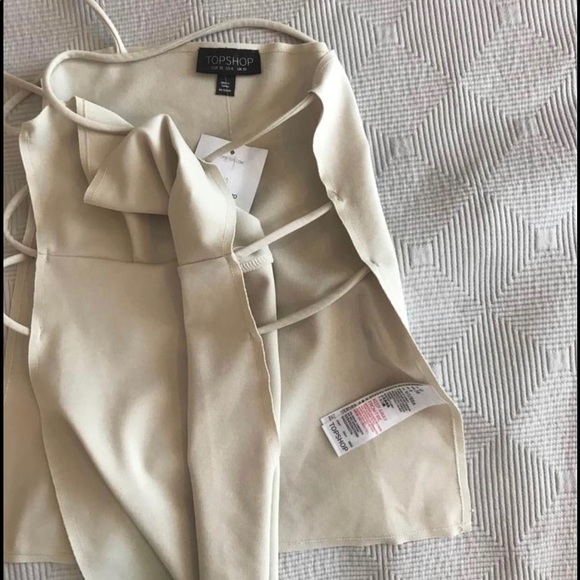Beige strappy top - Picture 2 of 2